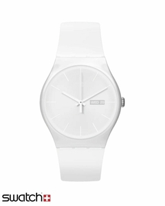 Reloj Swatch Unisex White Rebel SO29W704