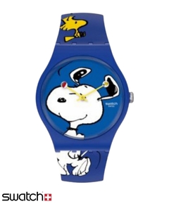 Reloj Swatch Unisex Snoopy Peanuts Hee Hee Hee SO29Z106