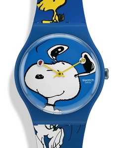 Reloj Swatch Unisex Snoopy Peanuts Hee Hee Hee SO29Z106 en internet