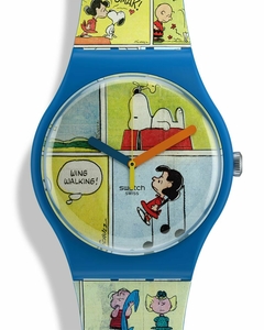 Reloj Swatch Unisex Snoopy Peanuts Smak! SO29Z108 en internet