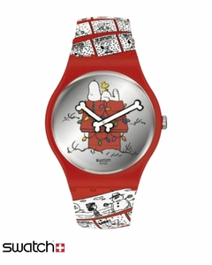 Reloj Swatch Unisex Peanuts Chomp! SO29Z109