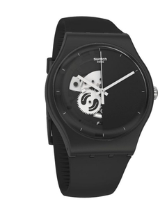 Reloj Swatch Unisex Bioceramic LIVE TIME BLACK So32b107 en internet