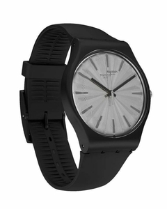 Reloj Swatch Unisex Silver Shield Suob172 Silicona 3 Bar - comprar online