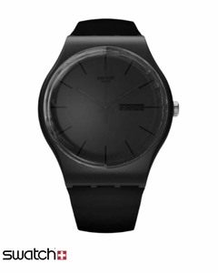 Reloj Swatch Hombre Black Rebel SUOB702