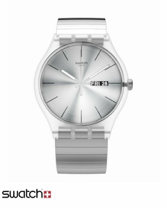 Reloj Swatch Unisex Resolution Suok700 Acero 3 Bar Talle B