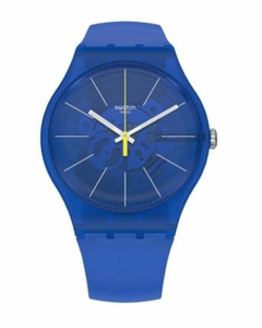 Reloj Swatch Unisex Blue Sirup Azul Suon142 Silicona 3 Bar - comprar online