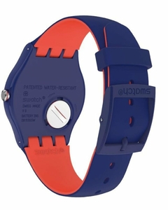 Reloj Swatch Unisex Monthly Drops Suon146 Bluenred - tienda online