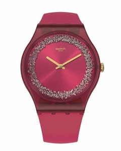 Reloj Swatch Mujer Ruby Rings Suop111 Silicona Sumergible