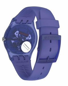 Reloj Swatch Mujer Purple Rings Suov106 Sumergible Silicona - Joyel