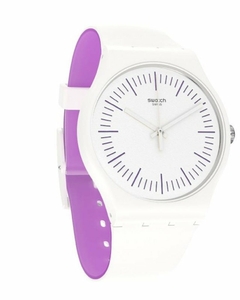 Reloj Swatch Unisex Monthly Drops Suow173 Whitenpurple en internet