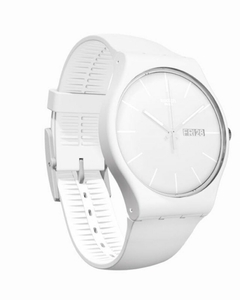 Reloj Swatch Mujer Blanco White Rebel Suow701 Silicona 3 Bar - comprar online