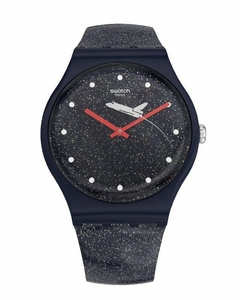 Reloj Swatch Unisex Azul Moonraker Suoz305 3 Bar Silicona - comprar online