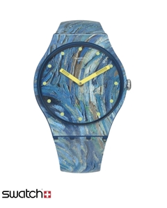 Reloj Swatch MoMA The Starry Night by Vincent Van Gogh SUOZ335