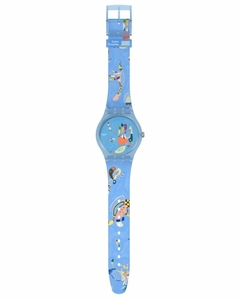 Reloj Swatch Unisex Blue Sky, By Vassily Kandinsky SUOZ342 - Joyel