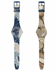 Reloj Swatch Unisex SWATCH ART JOURNEY 2023 The Great Wave By Hokusai & Astrolabe SUOZ351 en internet