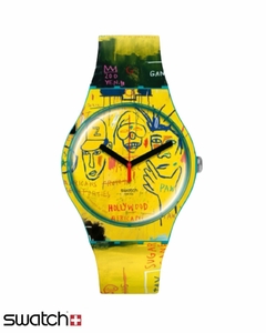 Reloj Swatch Unisex SWATCH ART JOURNEY 2023 Hollywood Africans By Jm Basquiat SUOZ354