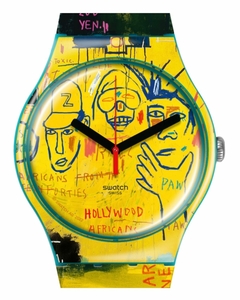 Reloj Swatch Unisex SWATCH ART JOURNEY 2023 Hollywood Africans By Jm Basquiat SUOZ354 en internet