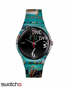Reloj Swatch Unisex SWATCH ART JOURNEY 2023 Ishtar By Jean-michel Basquiat SUOZ356