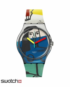 Reloj Swatch x Tate Gallery Leger's Two Women Holding Flowers SUOZ363