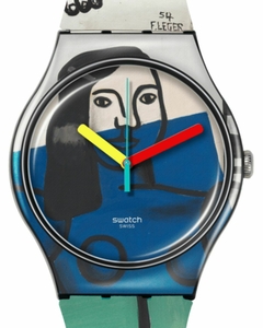 Reloj Swatch x Tate Gallery Leger's Two Women Holding Flowers SUOZ363 en internet