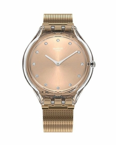 Reloj Swatch Mujer Skindesert Svok107m Acero Rose Sumergible