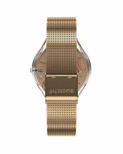 Reloj Swatch Mujer Skindesert Svok107m Acero Rose Sumergible - tienda online