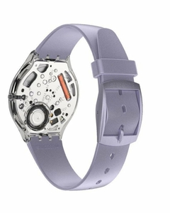 Reloj Swatch Mujer Lavanda Skin Love Svok110 Silicona - Joyel