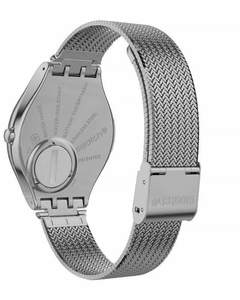 Reloj Swatch Mujer Skin Irony Skinsand Syxs117m Plateado - Joyel