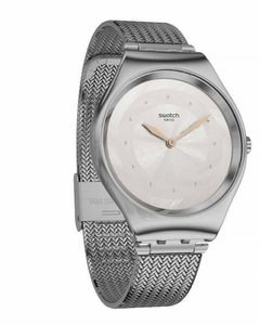 Reloj Swatch Mujer Skin Irony Skinsand Syxs117m Plateado - comprar online