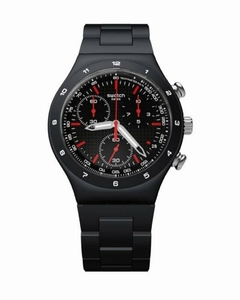 Reloj Swatch Unisex Chrono Camouflage Ycb4019ag Black Coat