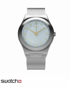 Reloj Swatch Mujer Quiteness Yls187m Acero Sumergible 3 Bar