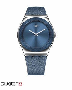 Reloj Swatch Mujer Holiday Collection Yls221 Blue Sparkle