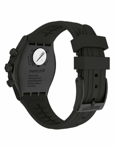 Reloj Swatch Hombre Techno Black Yvb409 Silicona Cronografo - Joyel