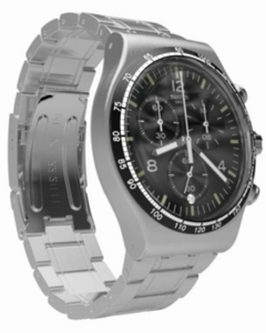 Reloj Swatch Hombre Night Flight Yvs444g Crono Acero 3 Bar - comprar online