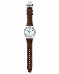 Reloj Swatch Hombre Appia Yws401 Cuero Acero Sumergible - Joyel