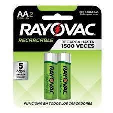 Pila Recargable AA PackX2 Rayovac