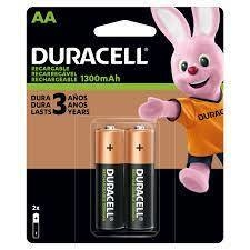 Pack 2 Pilas Recargables AA Duracell