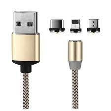 Cable con Fichas Imantadas Wesdar (USB-C/Micro USB/IPhone)