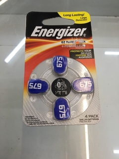 Pila 675 Energizer (Pack 4) - comprar online