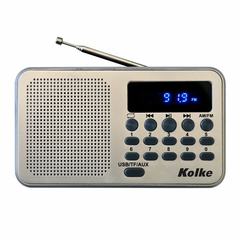 Radio AM/FM Con Batería Recargable Kolke