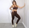 Calça Fitness Flora Com Detalhe Em Viés Vivo