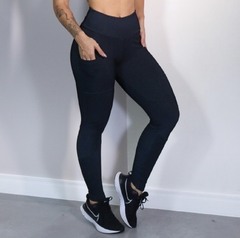 Calça Legging Eva Canelado Recorte Com Bolso – Chumbo na internet