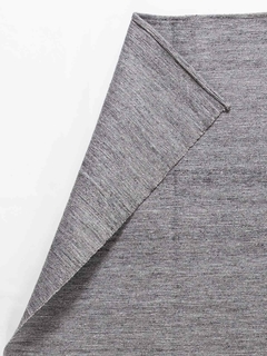 Alfombra tejida lisa 2m x 3m gris melange - comprar online