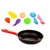 KIT Cozinha de Plástico 08 Peças Frigideira Color - comprar online