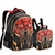 Kit Mochila de Creche e Lancheira Spider Dark