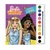 Livro de Colorir Aquarela O Vlogue da Barbie