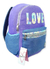 Mochila Juvenil Feminino Holográfico Love Escolar Passeio