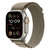 Apple Watch Ultra 2 [GPS + Cellular 49mm] Titanium Case with Olive Alpine Loop Medium ou Large