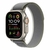Apple Watch Ultra 2 [GPS + Cellular 49mm] Titanium Case with Green/Gray Trail Loop Medium/Large