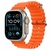 Apple Watch Ultra 2 [GPS + Cellular 49mm] Titanium Case with Orange Ocean Band One size
